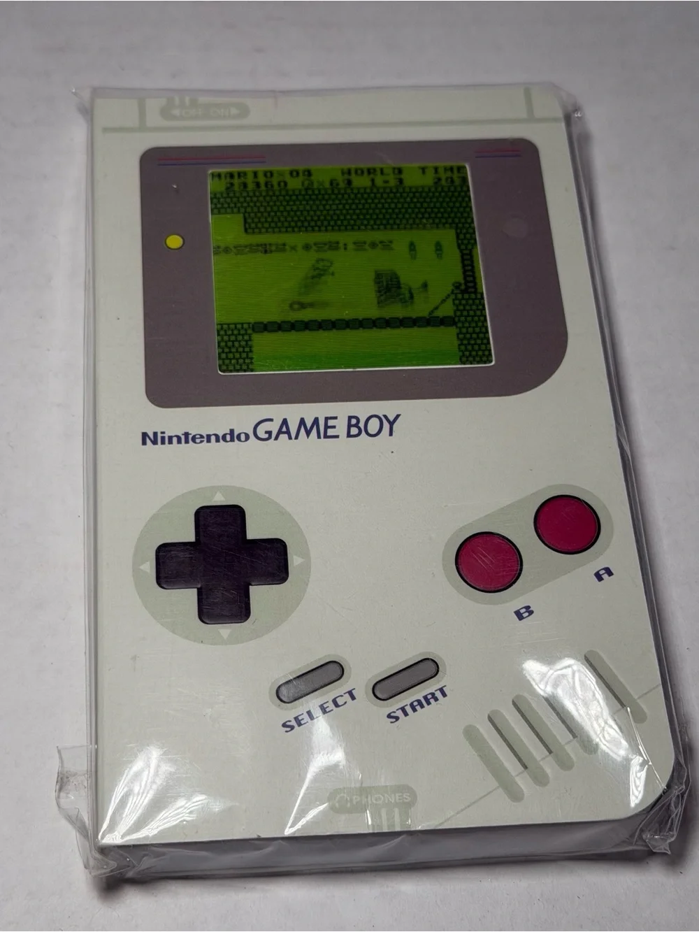 Nintendo Game Boy Super Mario Notebook 100 Lined Pages Notepad New